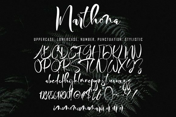 Marthona Font Poster 9
