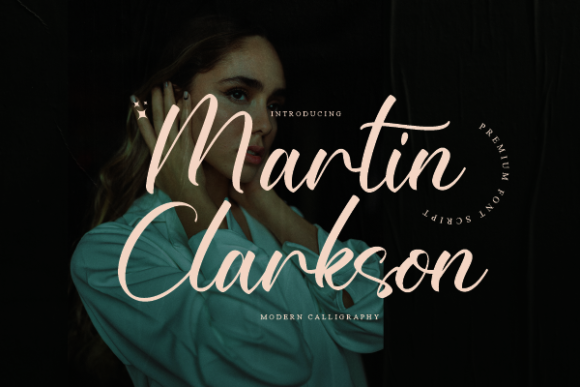 Martin Clarkson Font Poster 1