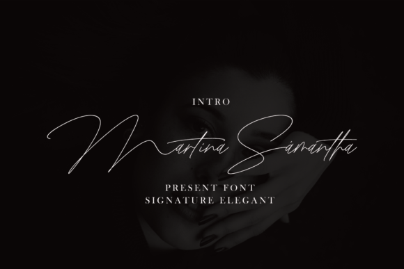 Martina Samantha Font Poster 1