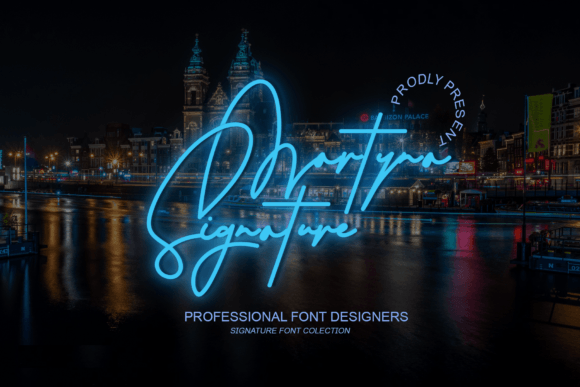 Martyna Signature Font