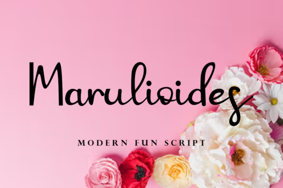 Marulioides Font Poster 1
