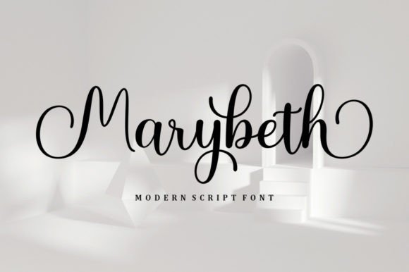 Marybeth Font Poster 1