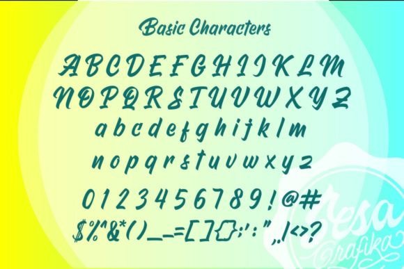 Masbrushy Font Poster 6