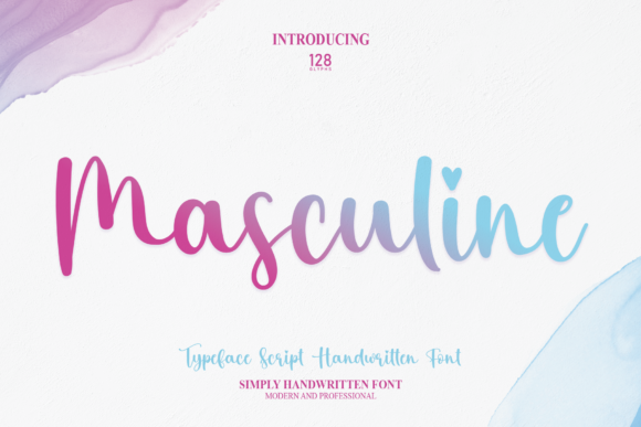 Masculine Font Poster 1