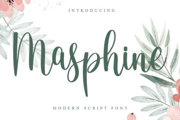 Masphine Font Poster 1