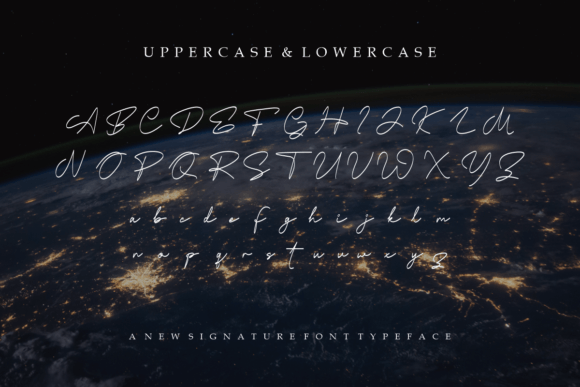 Mast Child Signature Font Poster 3