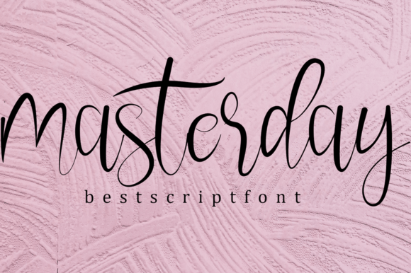 Masterday Font Poster 1