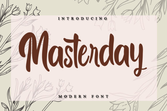 Masterday Font
