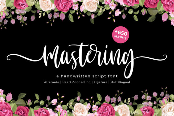 Mastering Font Poster 1