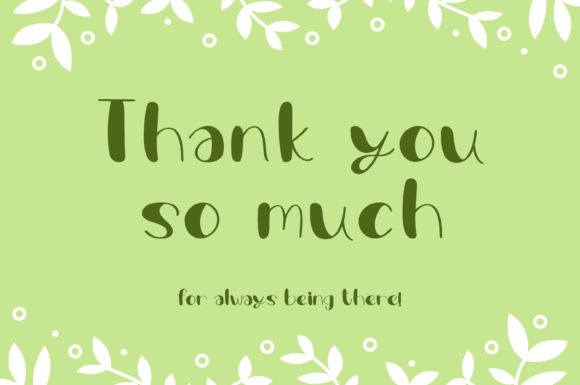Matcha Green Tea Font Poster 7