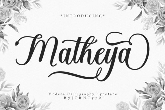 Matheya Font Poster 1