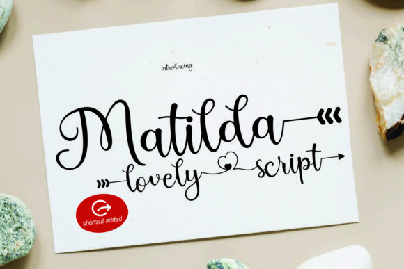 Mathilda Script Font Poster 1