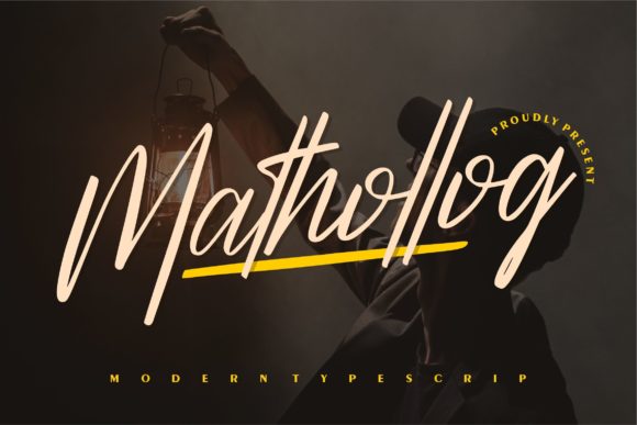 Mathollog Font Poster 1