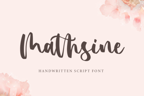 Mathsine Font Poster 1