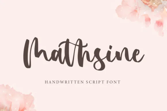 Mathsine Font Mathsine Font Poster 1