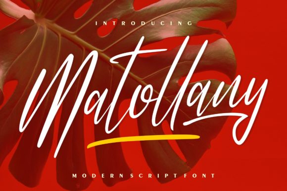 Matollany Font Poster 1