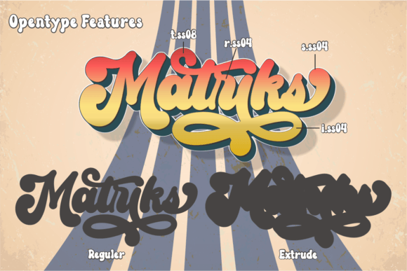 Matriks Font Poster 2