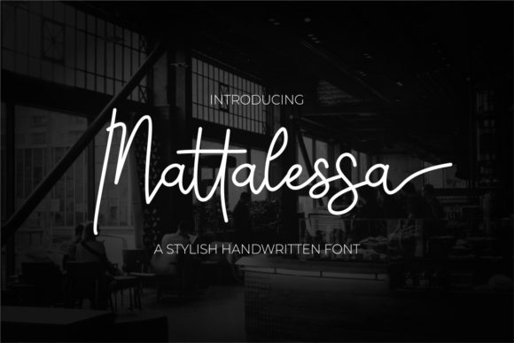 Mattalessa Font Poster 1