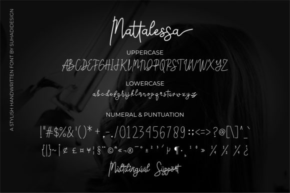 Mattalessa Font Poster 7