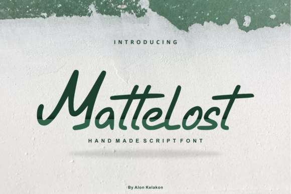 Mattelost Font Poster 1