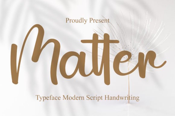 Matter Font