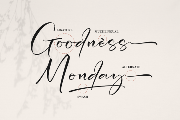 Matterlyse Flowers Font Poster 12