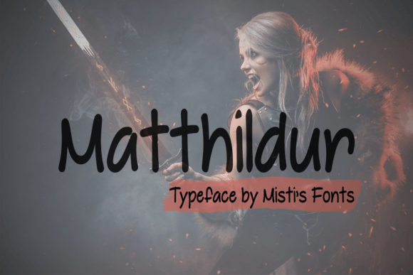 Matthildur Font Poster 1
