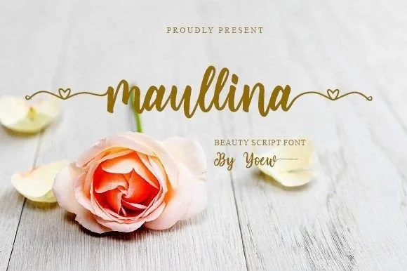 Maullina Font Maullina Font Poster 1