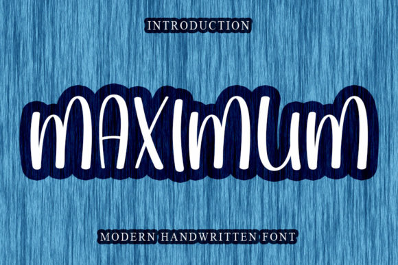 Maximum Font Poster 1