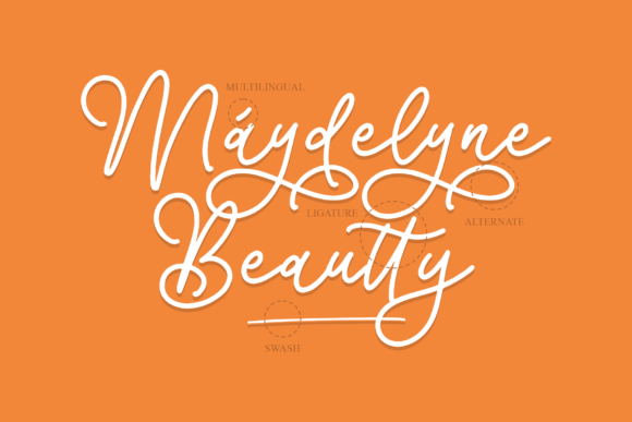 Maydelyne Beautiful Font Poster 11