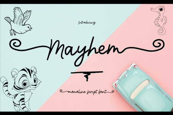 Mayhem Font Poster 1