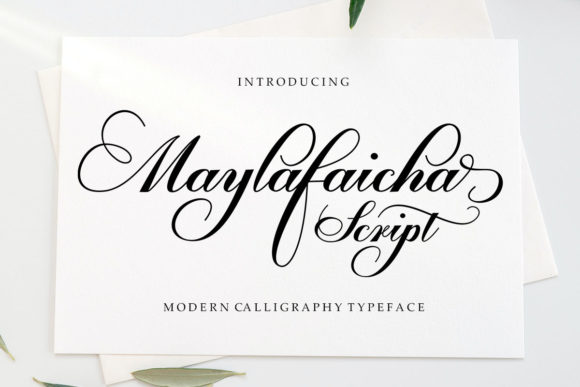 Maylafaicha Font Poster 1