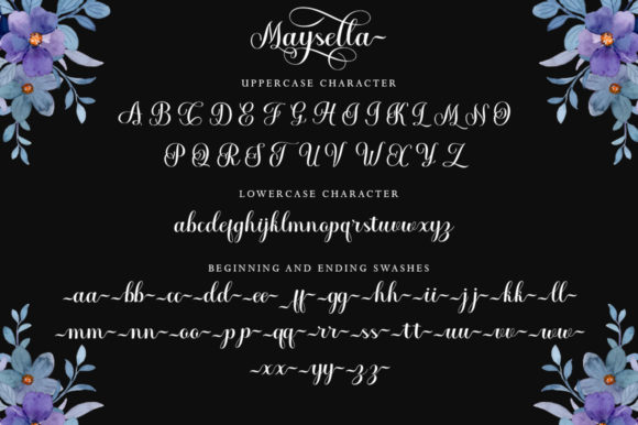 Maysella Font Poster 6