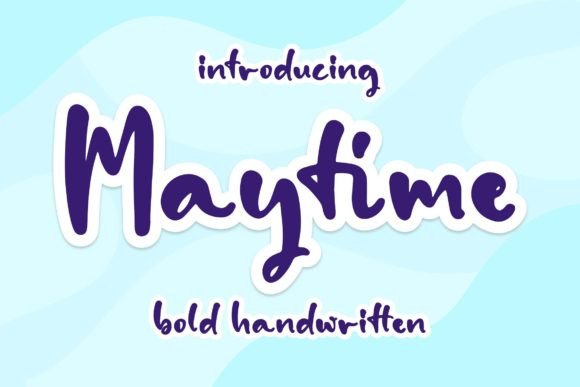 Maytime Font Poster 1