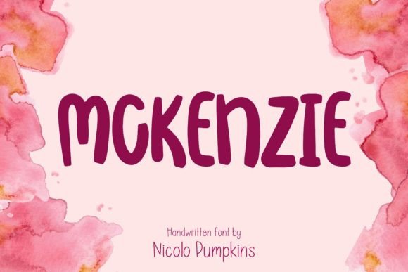 Mckenzie Font Poster 1