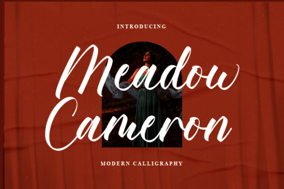 Meadow Cameron Font Poster 1