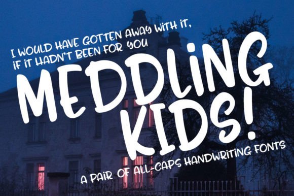 Meddling Kids Font Poster 1