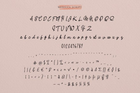 Medicca Font Poster 8