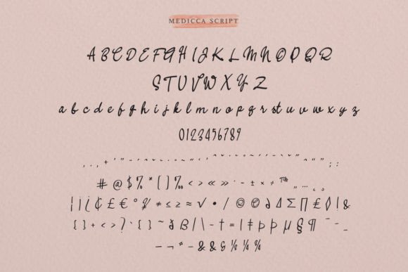 Medicca Font Poster 8