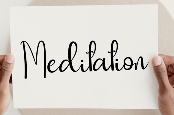 Meditation Font