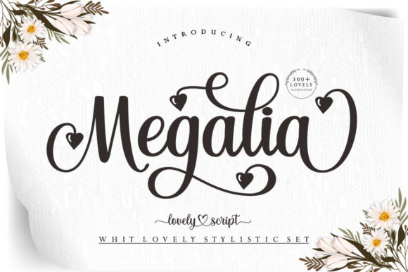 Megalia Font Font Poster 1