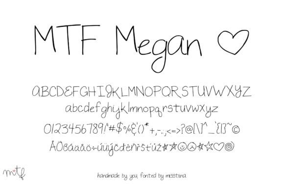 Megan Font Poster 1