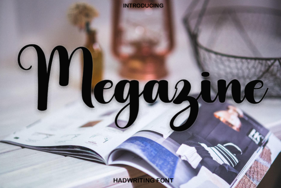 Megazine Font Megazine Font Poster 1