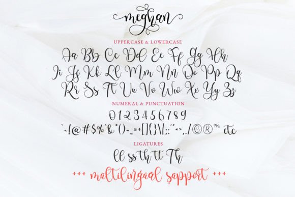 Meghan Font Poster 11