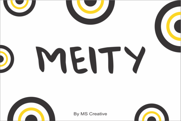 Meity Font Poster 1
