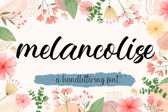 Melancolise Font Poster 1