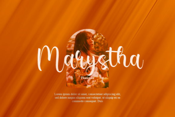 Melanie Randal Font Poster 4