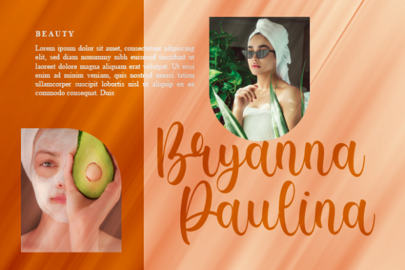 Melanie Randal Font Poster 6