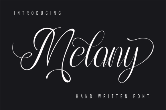 Melany Font Poster 1