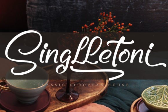Melatih Hafstony Font Poster 11
